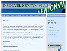 Tablet Screenshot of newtonville.ca